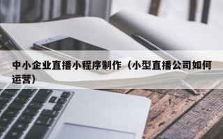 南漳中小企业直播小程序制作（小型直播公司如何运营）